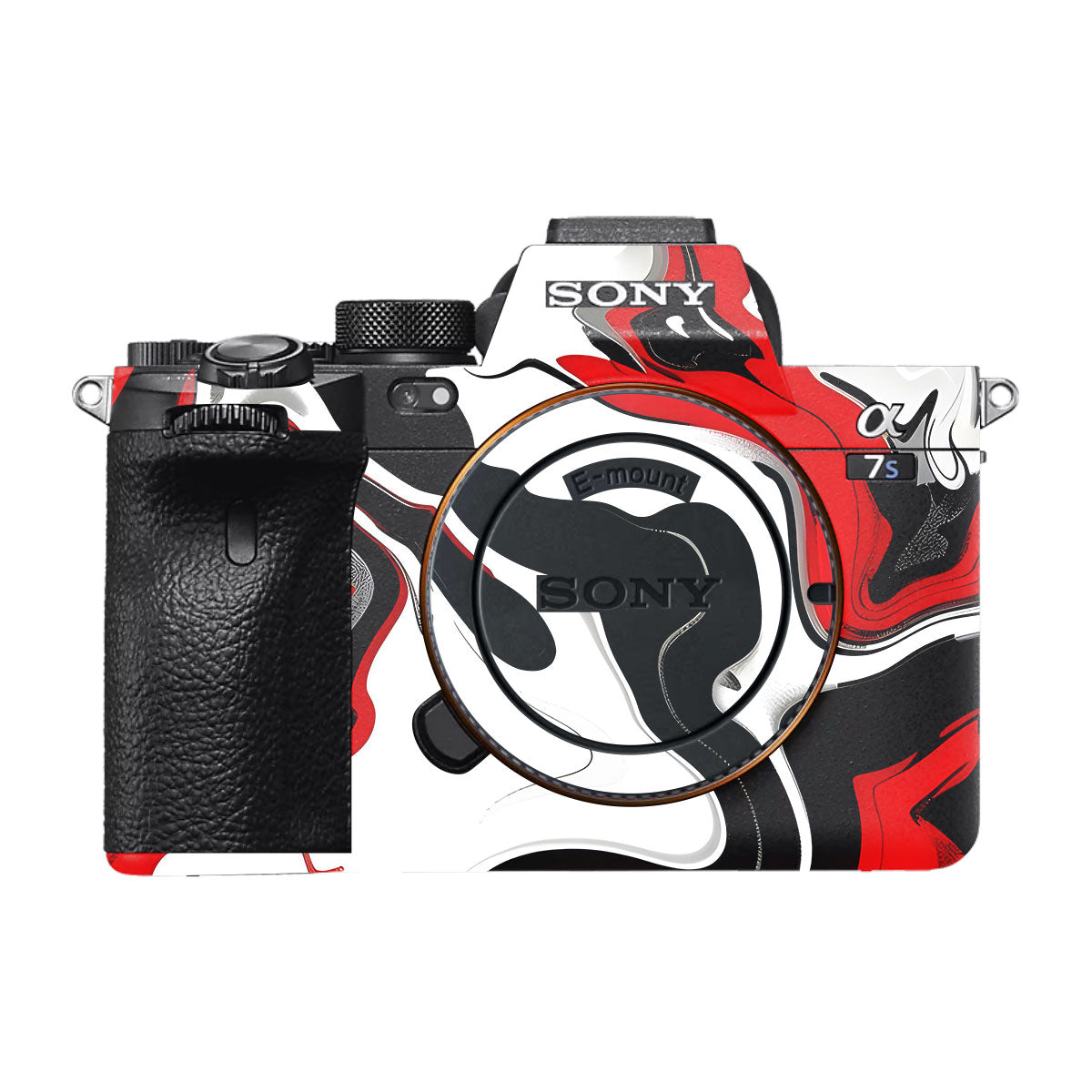 Scarlet and White Motion Sony A7S III Camera Skin