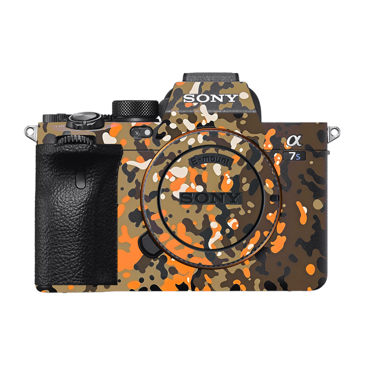 Orange Brown Spot Sony A7S III Camera Skin