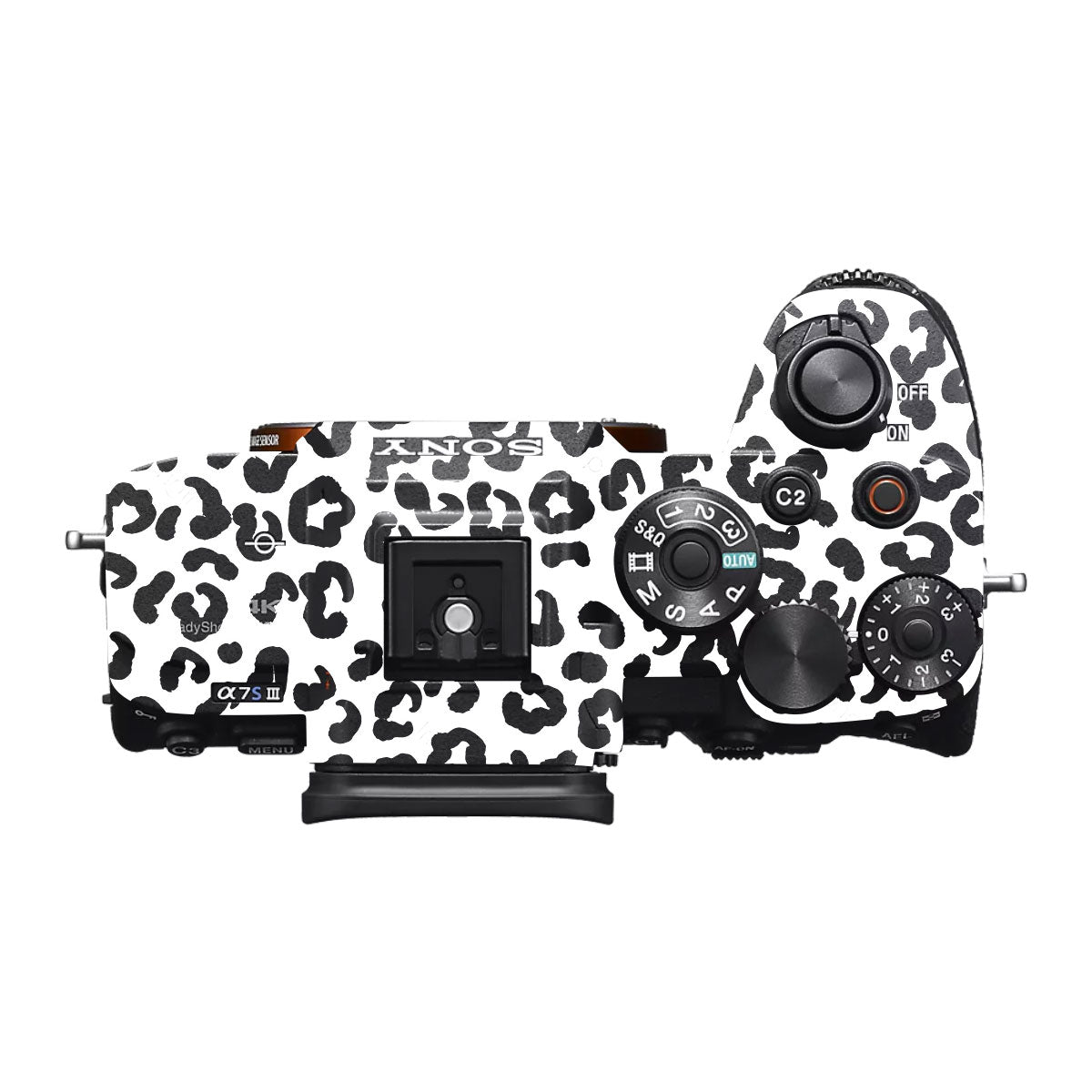 White Leopard Sony A7S III Camera Skin