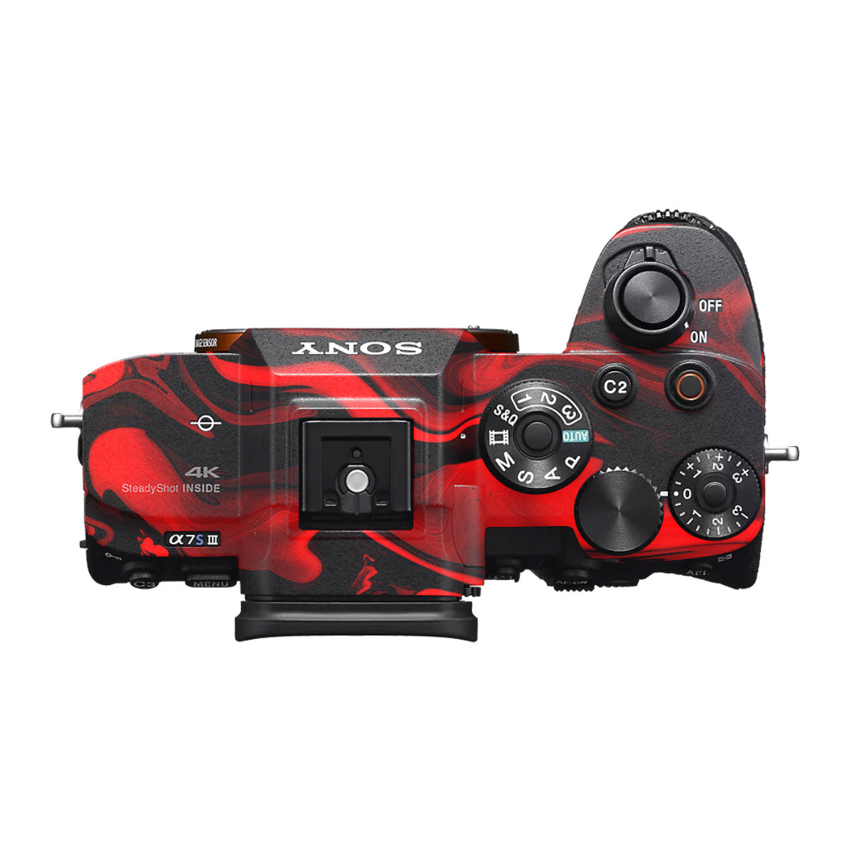 Red Lava Flow Sony A7S III Camera Skin