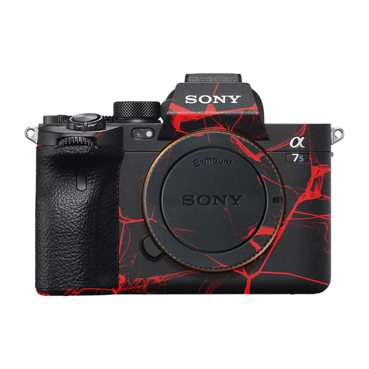 Red Neural Grid Sony A7S III Camera Skin