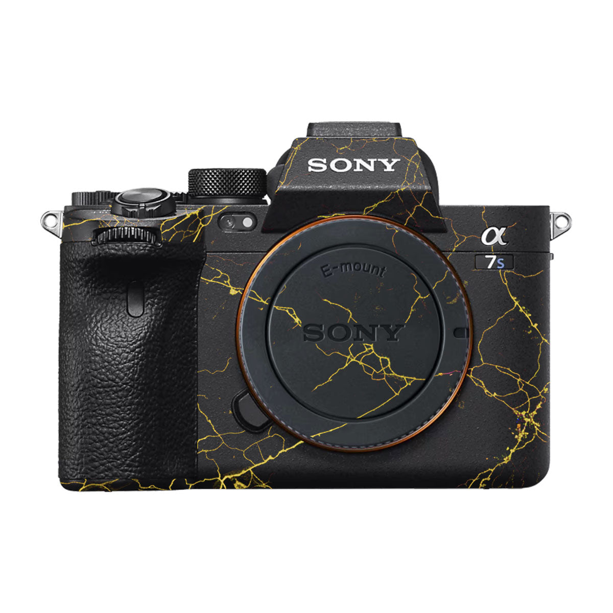 Electric Gold Veins Sony A7S III Camera Skin