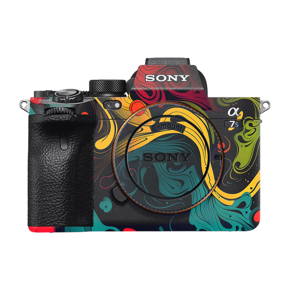 Psychedelic Color Swirl Sony A7S III Camera Skin