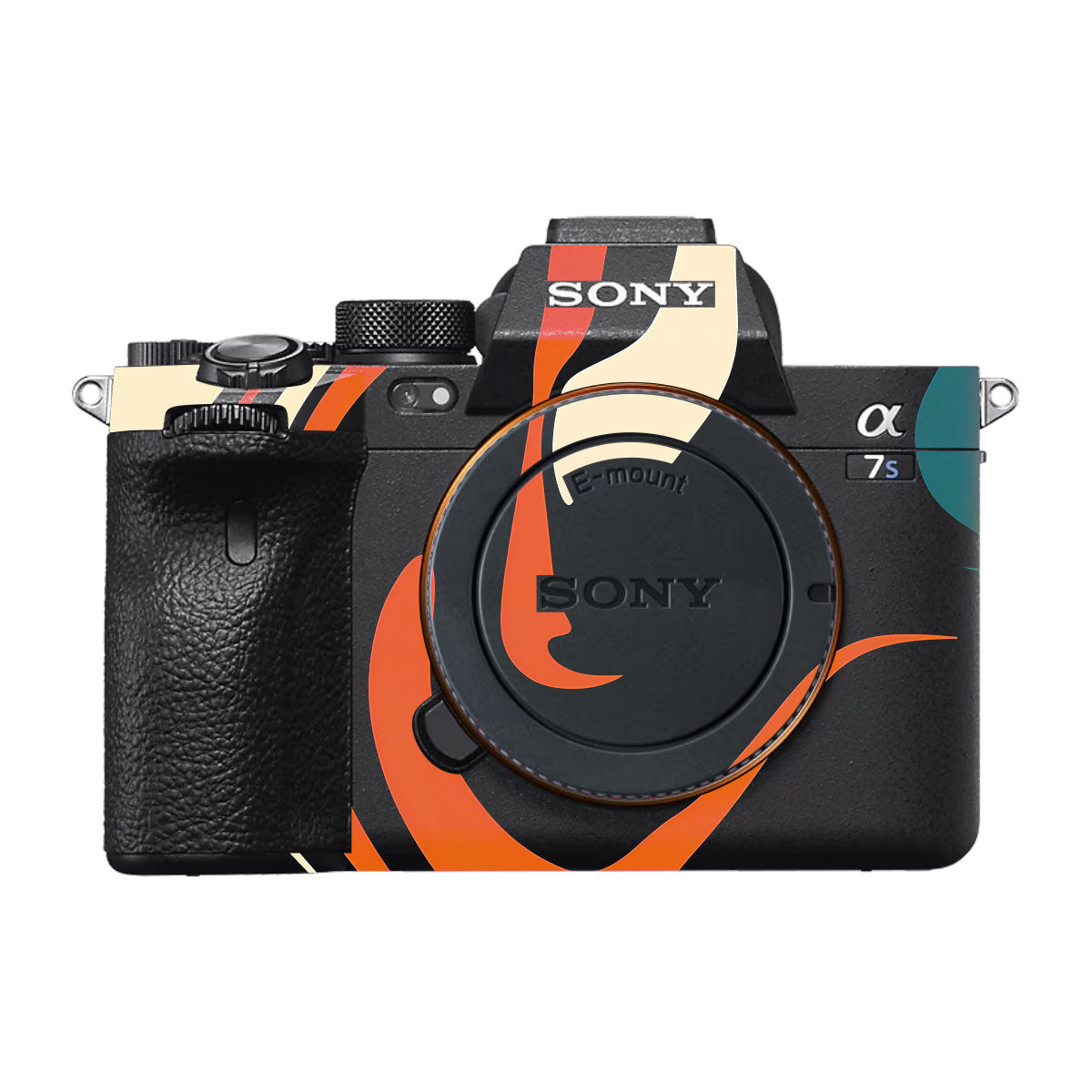 Mid-Century Abstract Swirl Sony A7S III Camera Skin