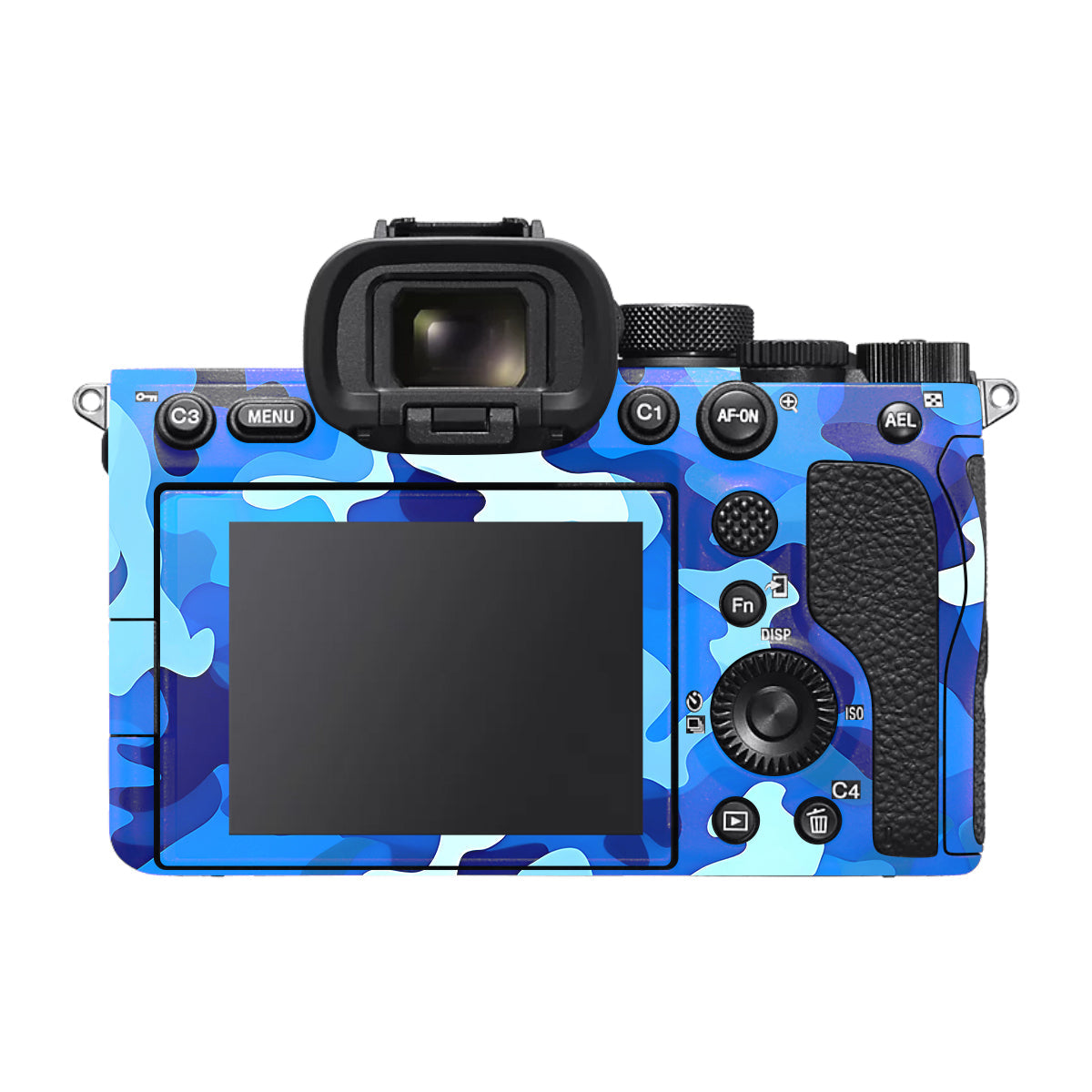 Arctic Blue Camo Pattern Sony A7 V Camera Skin