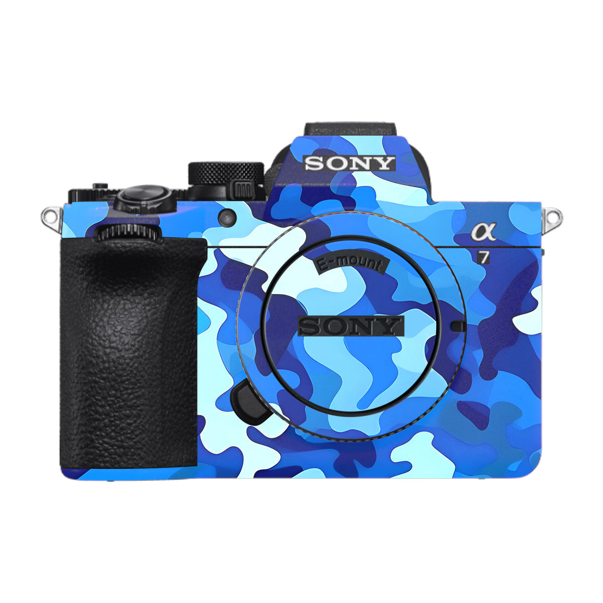 Arctic Blue Camo Pattern Sony A7 V Camera Skin