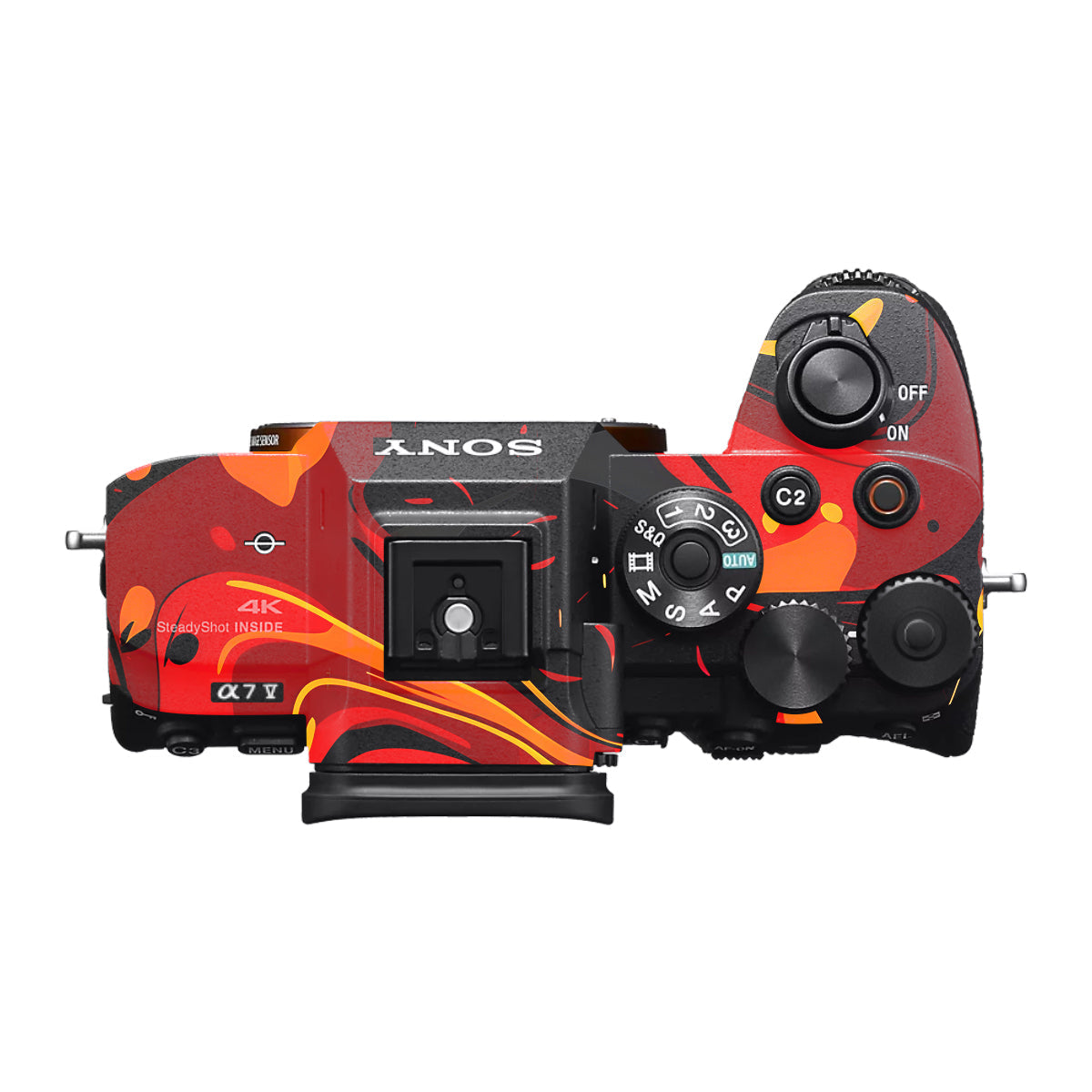 Lava Burst Sony A7 V Camera Skin