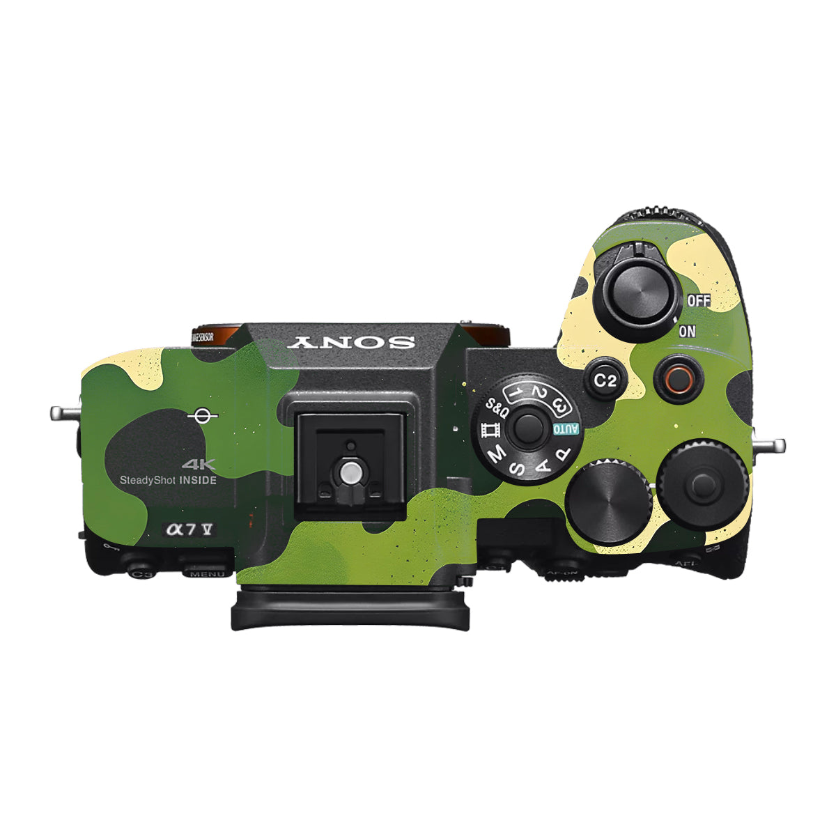 Camouflage Pattern Sony A7 V Camera Skin