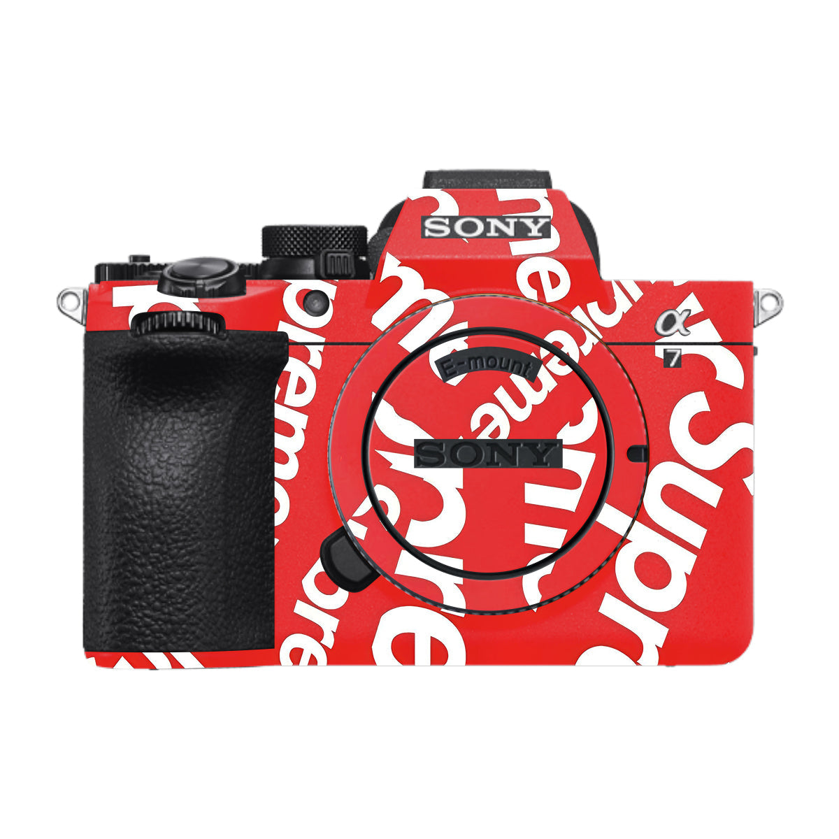 Supreme Red Sony A7 V Camera Skin