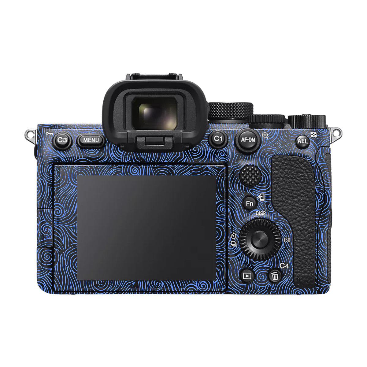 Blue Spirals Sony A7 V Camera Skin