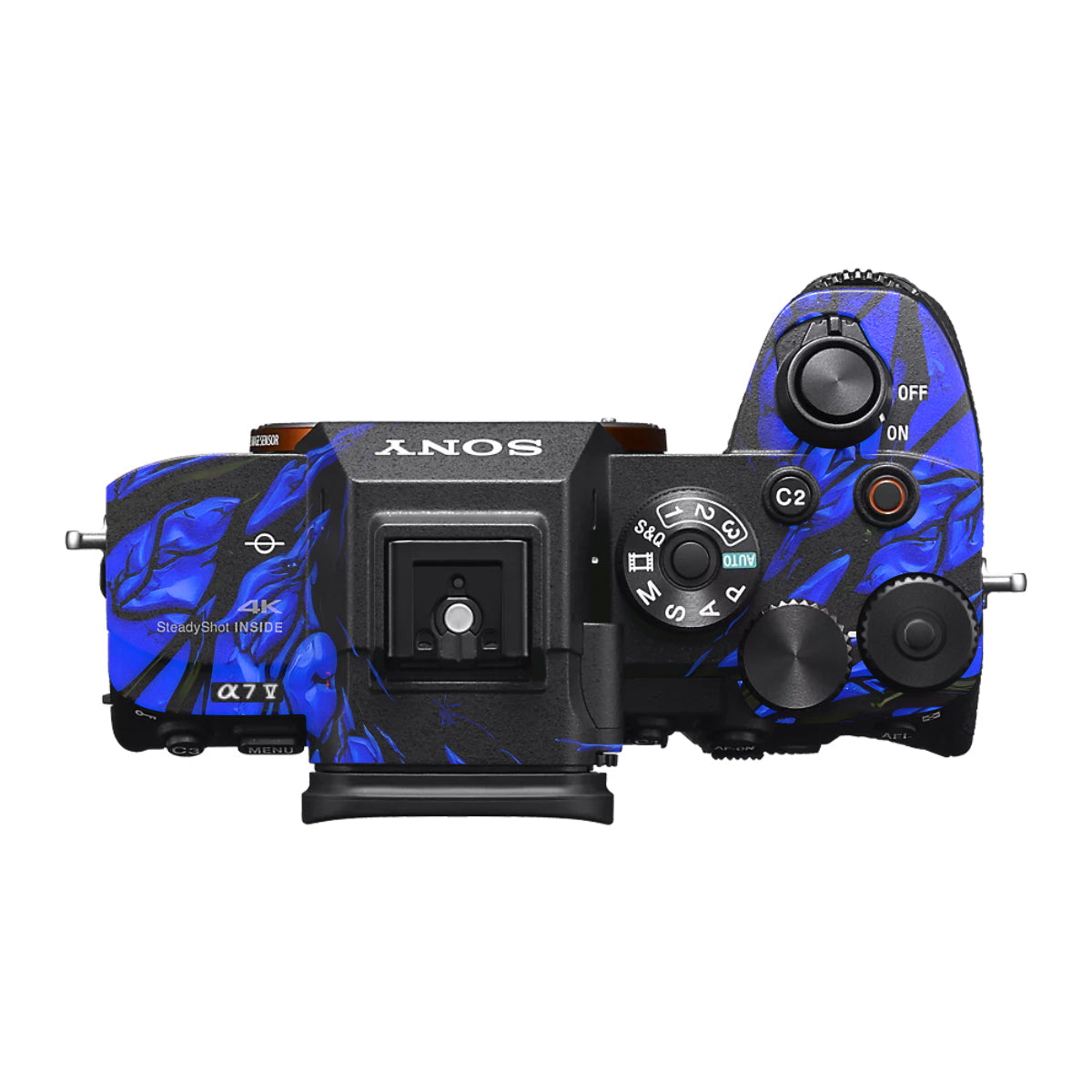 Venom Blue Sony A7 V Camera Skin