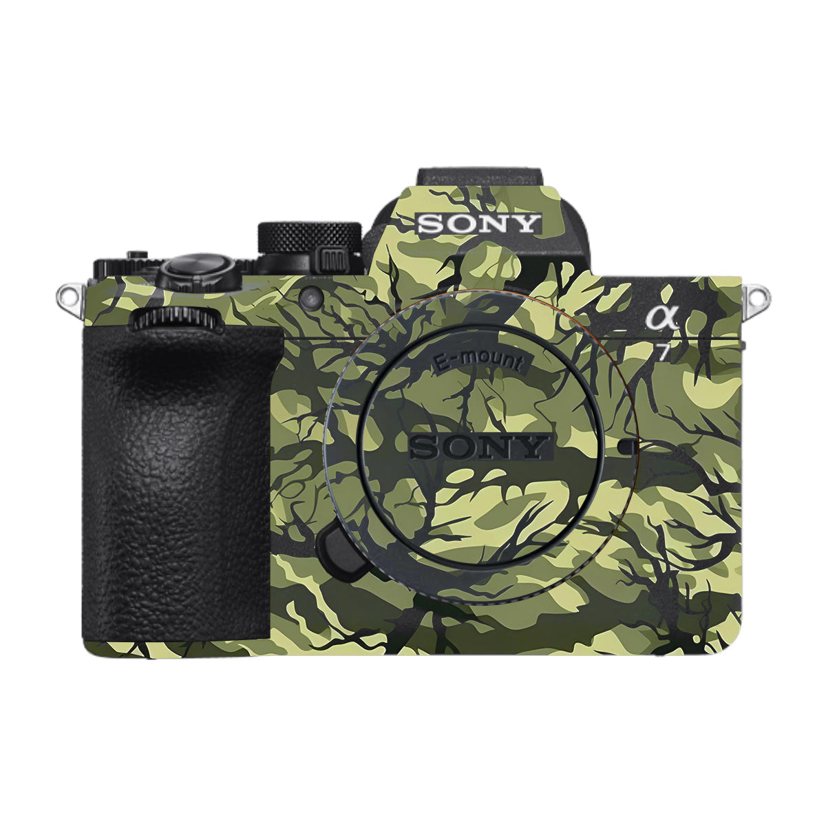 Green Tangled Vines Sony A7 V Camera Skin