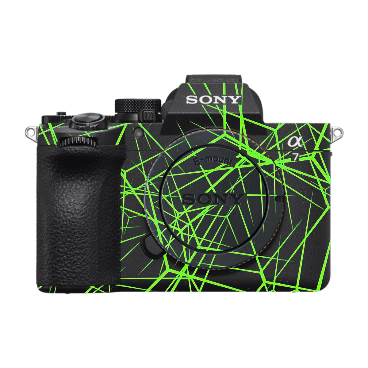 Neon Grid Sony A7 V Camera Skin