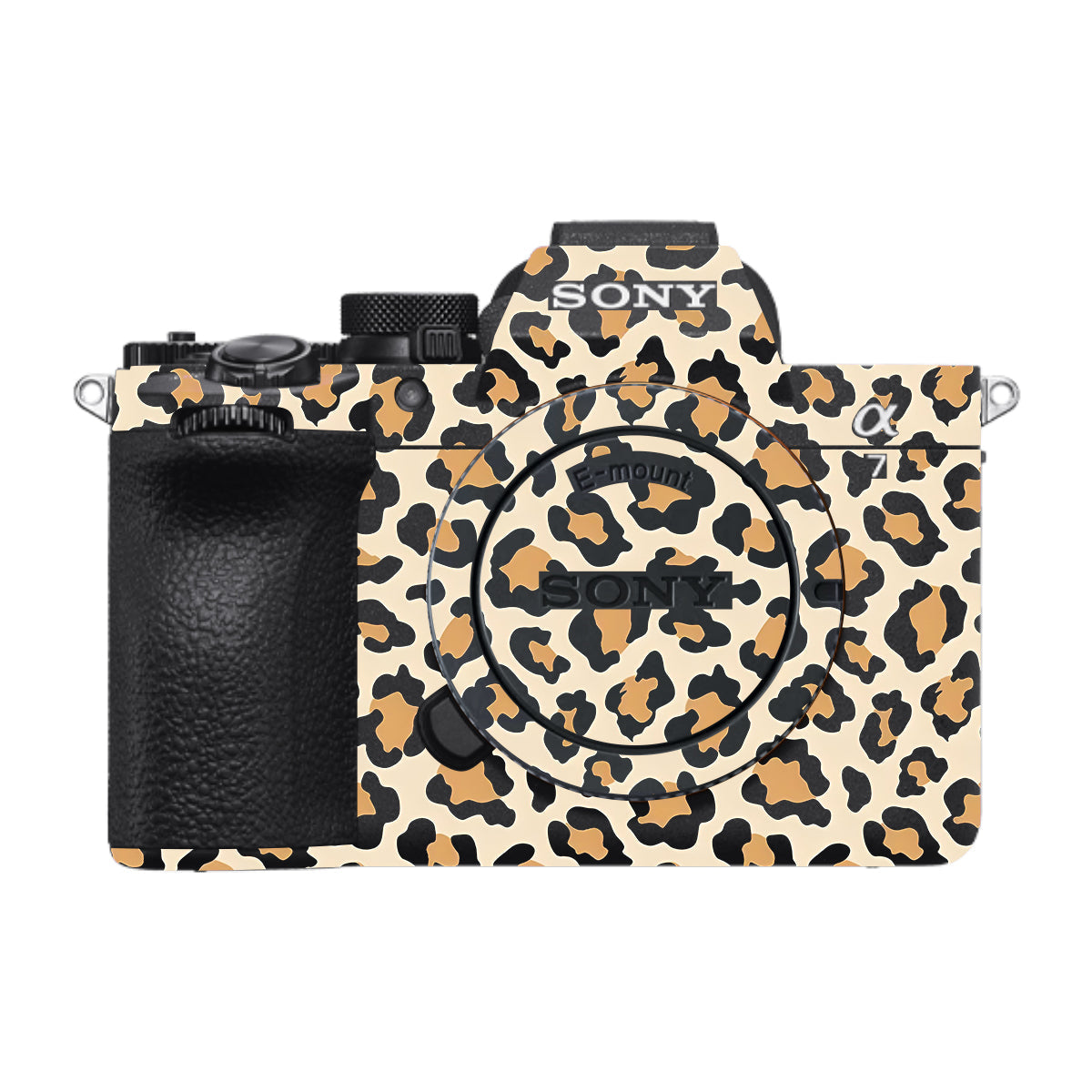 Sandy Leopard Spots Sony A7 V Camera Skin
