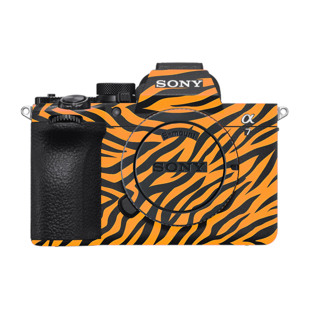 Zebra Gold Pattern Sony A7 V Camera Skin