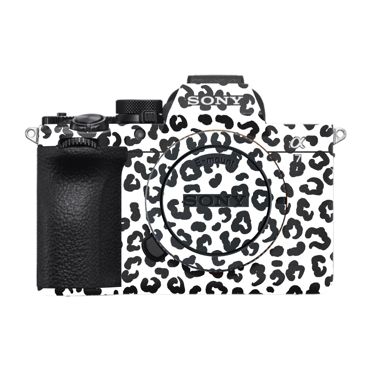 White Leopard Sony A7 V Camera Skin