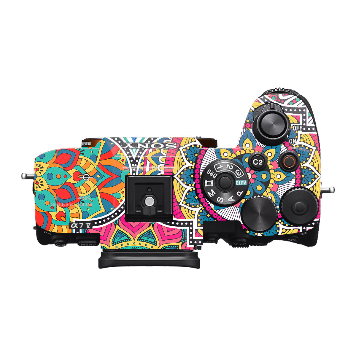 Boho Mandala Tile Pattern Sony A7 V Camera Skin