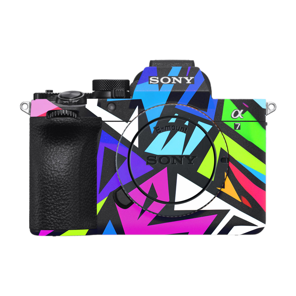 Bold Geometric Pop Sony A7 V Camera Skin