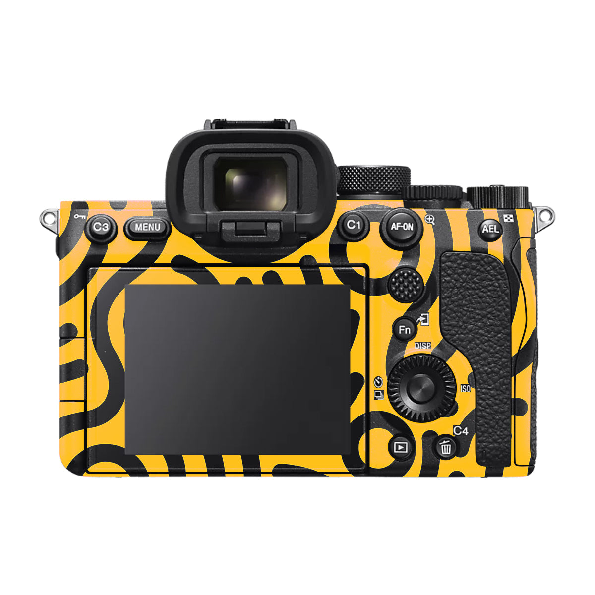 Minimal Yellow Wave Sony A7 V Camera Skin