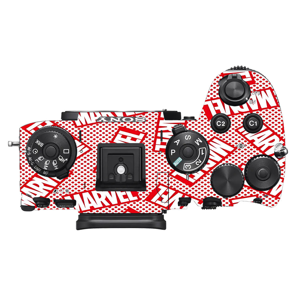 Marvel Comics Sony A9III Camera Skins