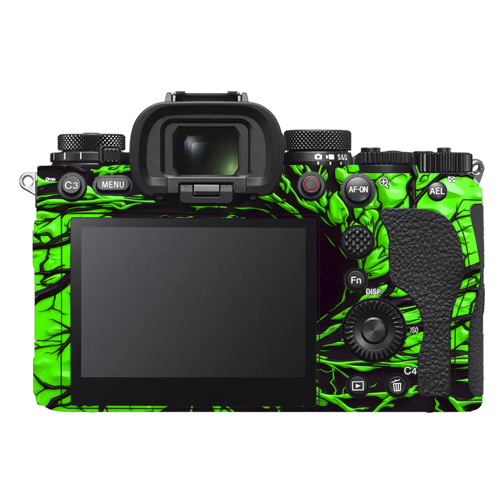 Venom Green Sony A9III Camera Skins