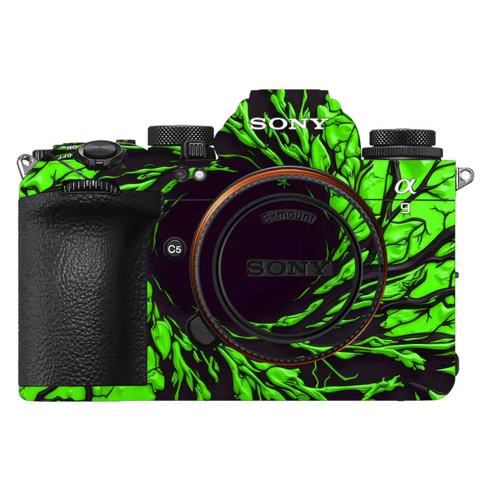 Venom Green Sony A9III Camera Skins