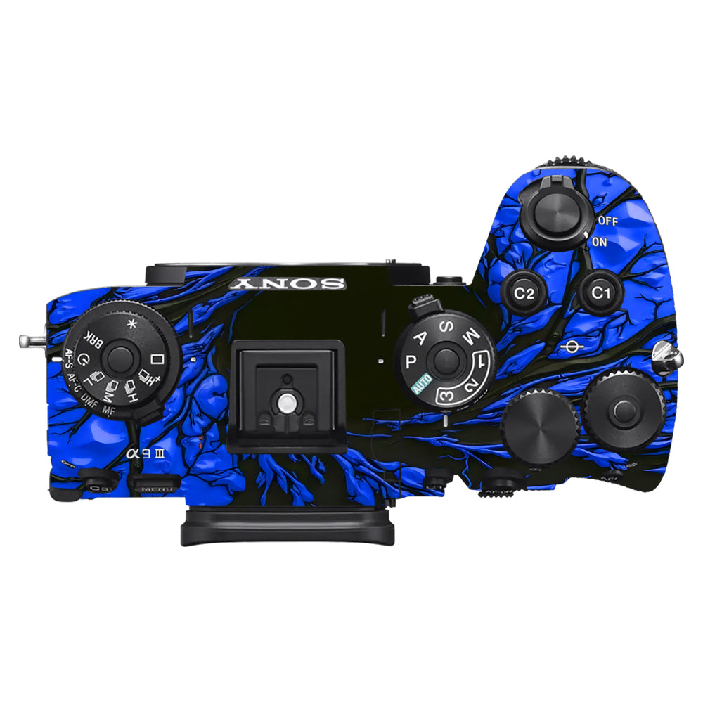 Venom Blue Sony A9III Camera Skins