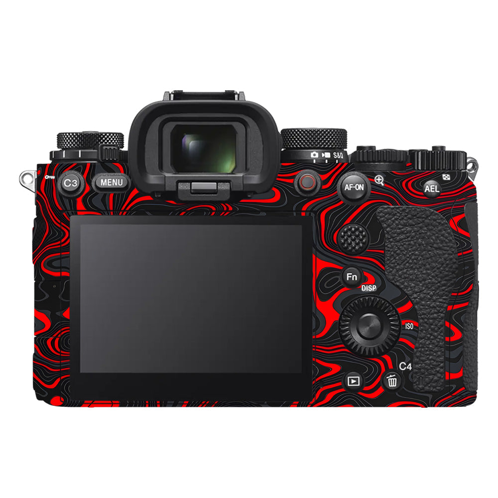 Crimson Waves Sony A9III Camera Skins