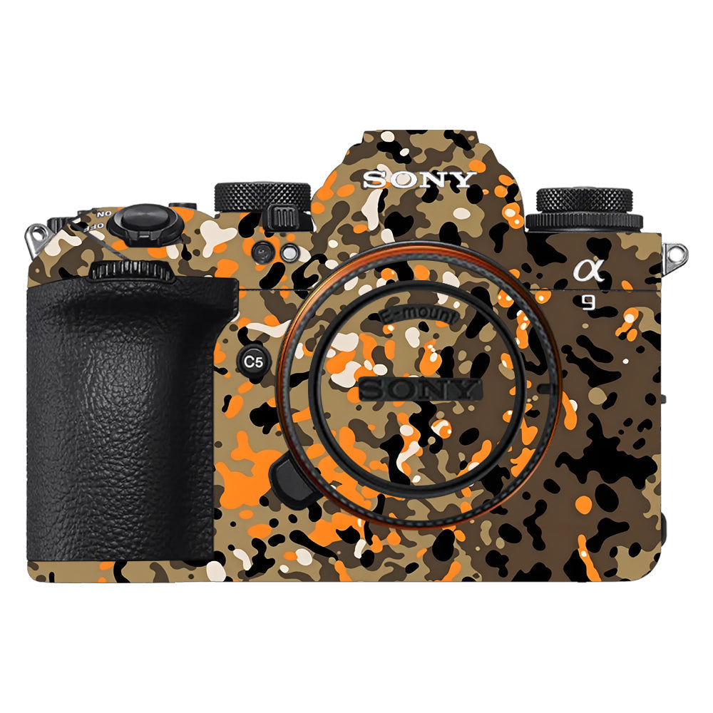 Orange Brown Spot  Sony A9III Camera Skins