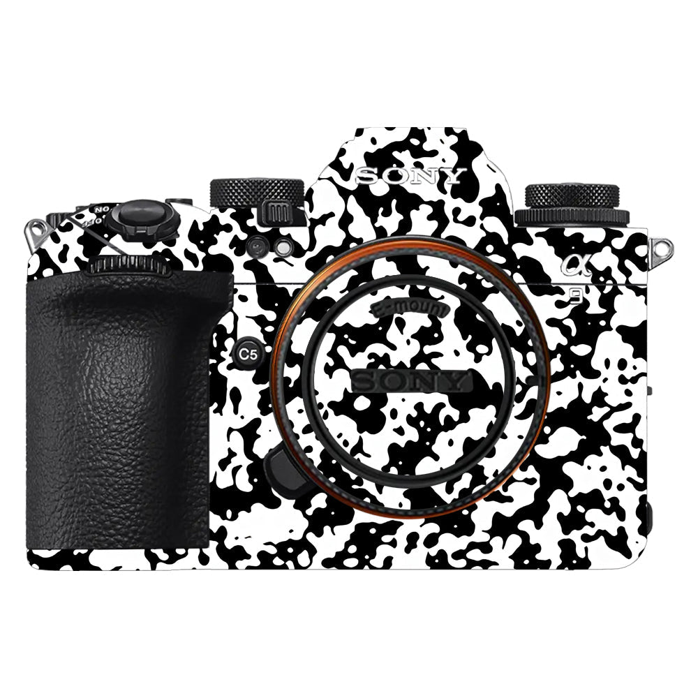 Snow Camo Sony A9III Camera Skins