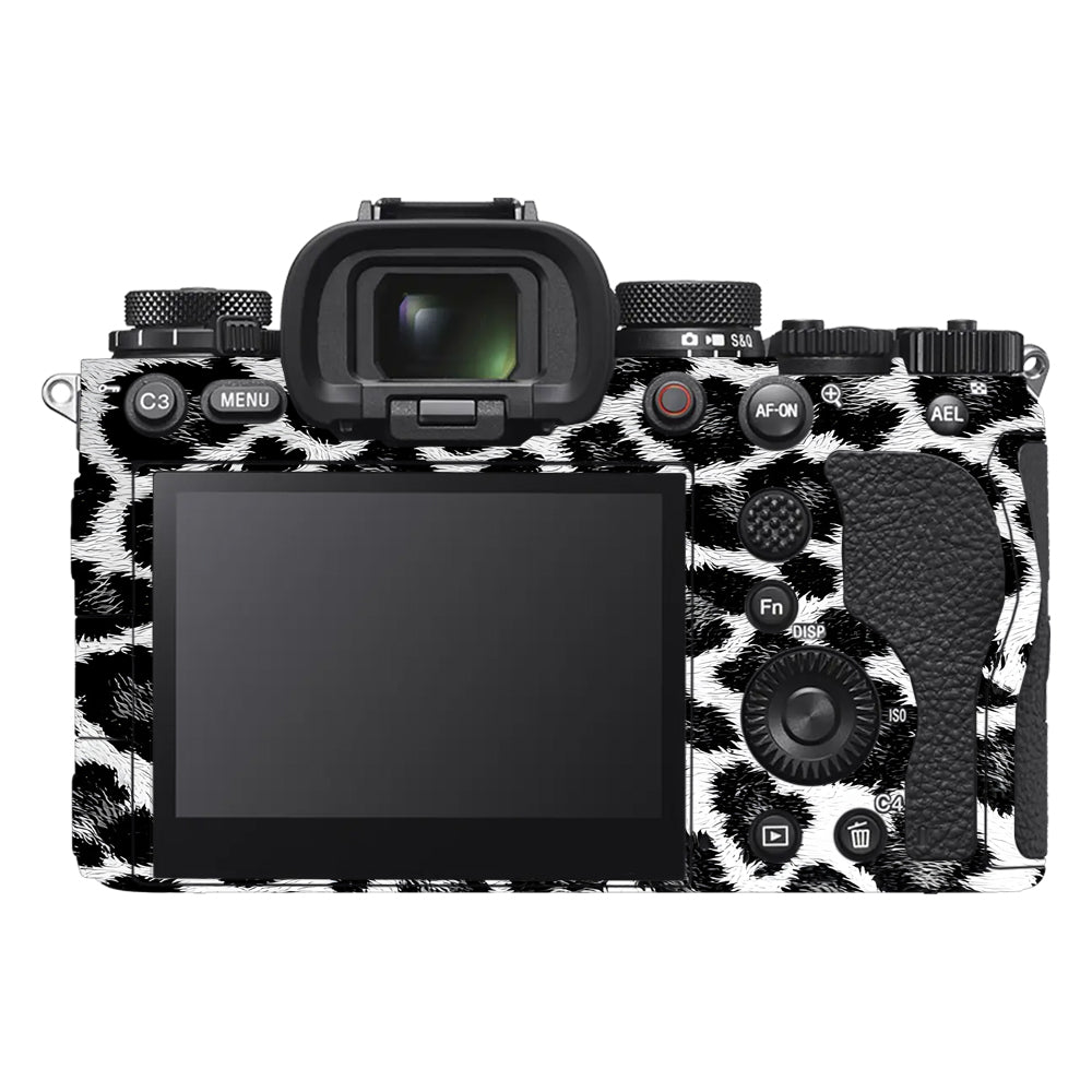 Snow Leopard Spots Sony A9III Camera Skins