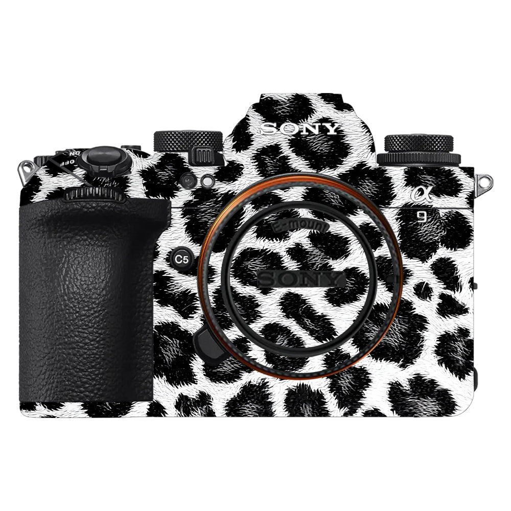 Snow Leopard Spots Sony A9III Camera Skins