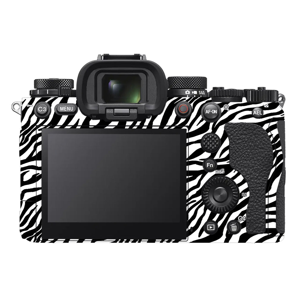 Classic Zebra Stripes Sony A9III Camera Skins