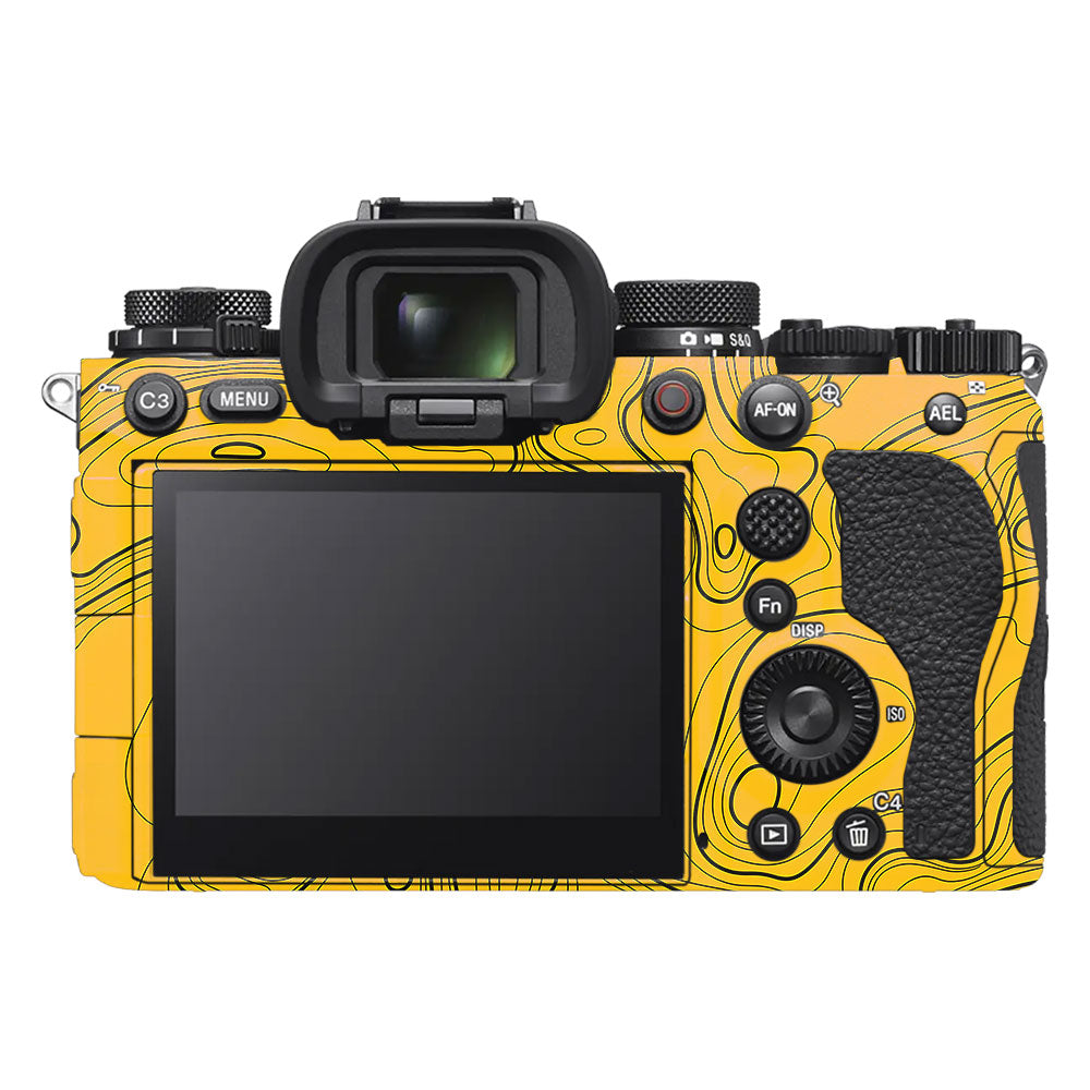 Topographic Map Pattern Sony A9III Camera Skin