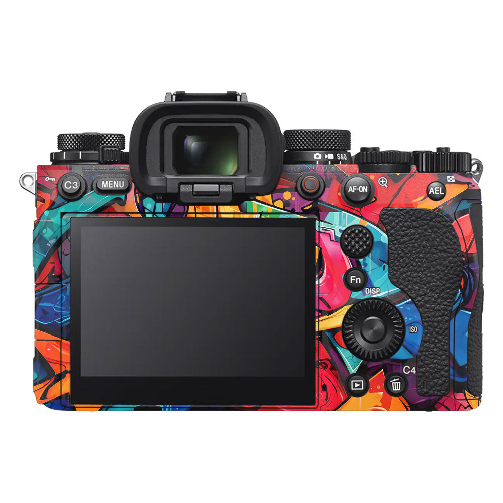 Urban Graffiti Explosion Sony A9III Camera Skin