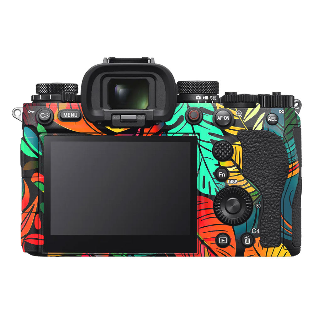 Tropical Jungle Leaves Sony A9III Camera Skin