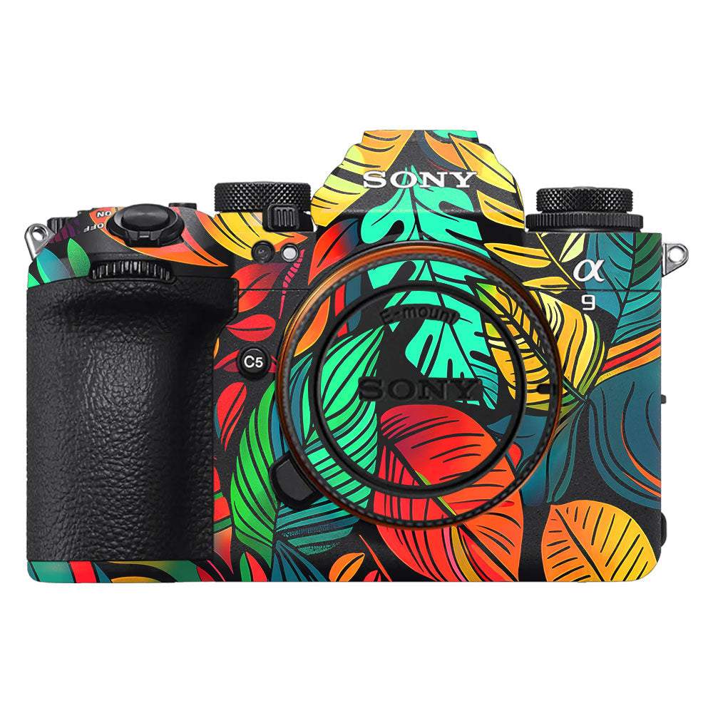 Tropical Jungle Leaves Sony A9III Camera Skin