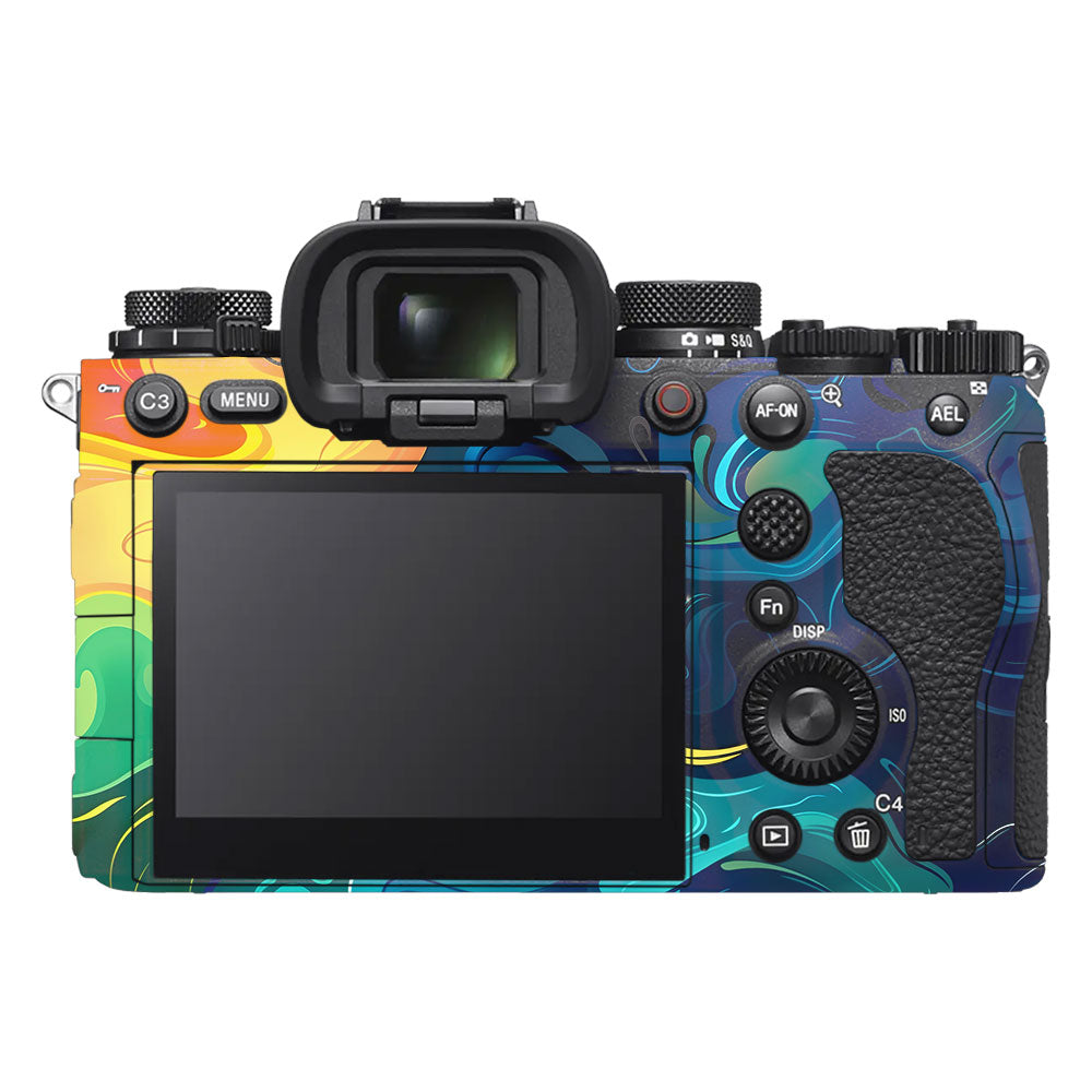 Rainbow Liquid Fusion Sony A9III Camera Skin