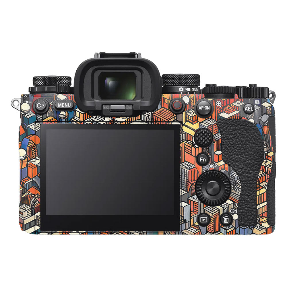 Isometric Cityscape Sony A9III Camera Skin