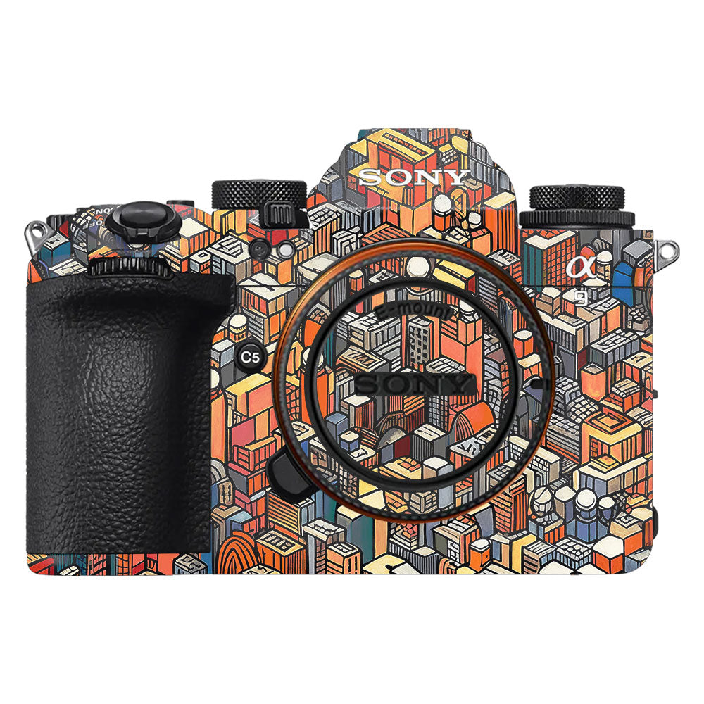 Isometric Cityscape Sony A9III Camera Skin