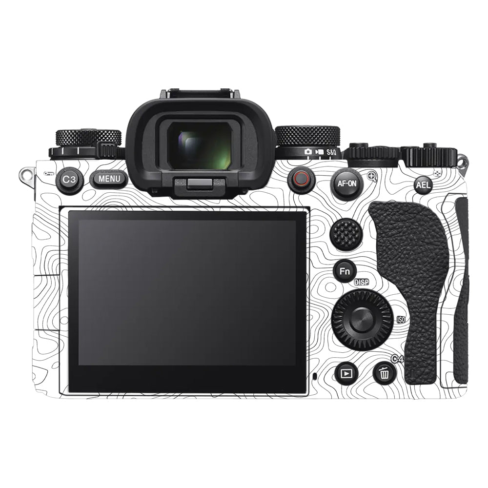 White Contour Design Sony A9III Camera Skins