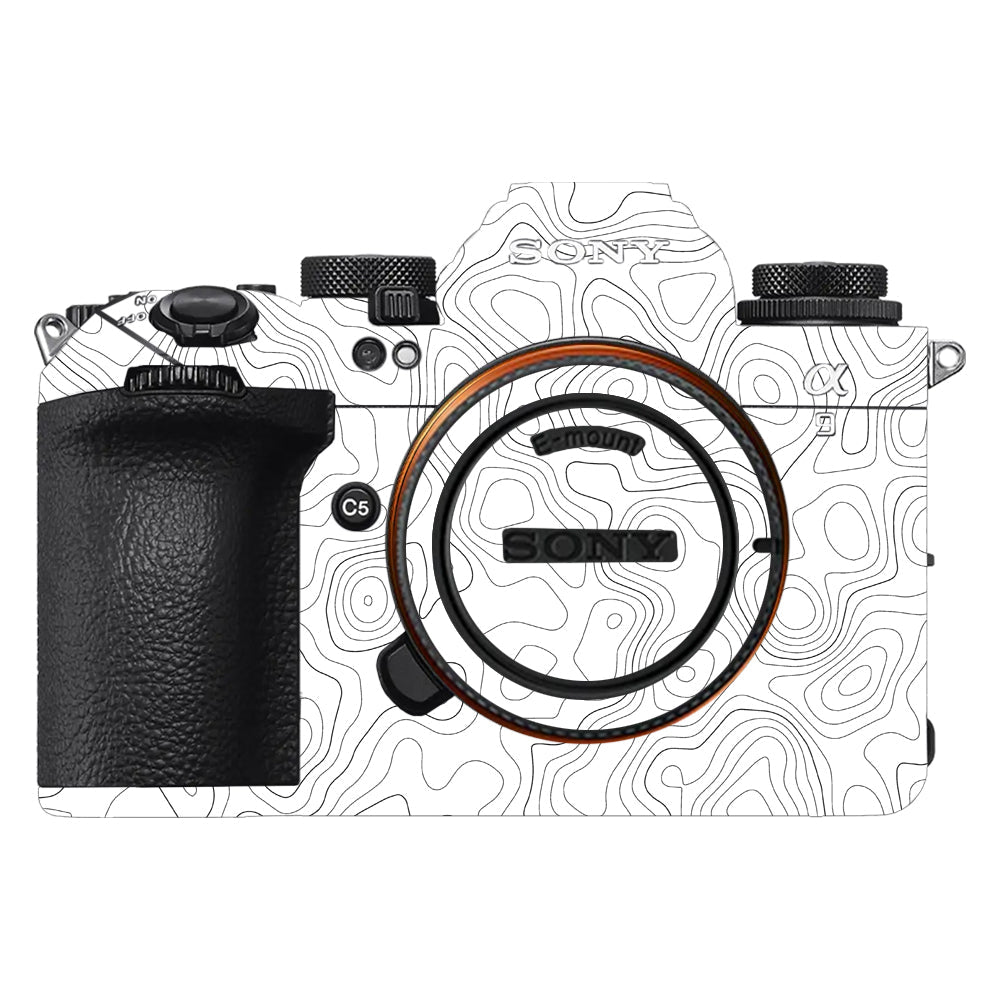 White Contour Design Sony A9III Camera Skins