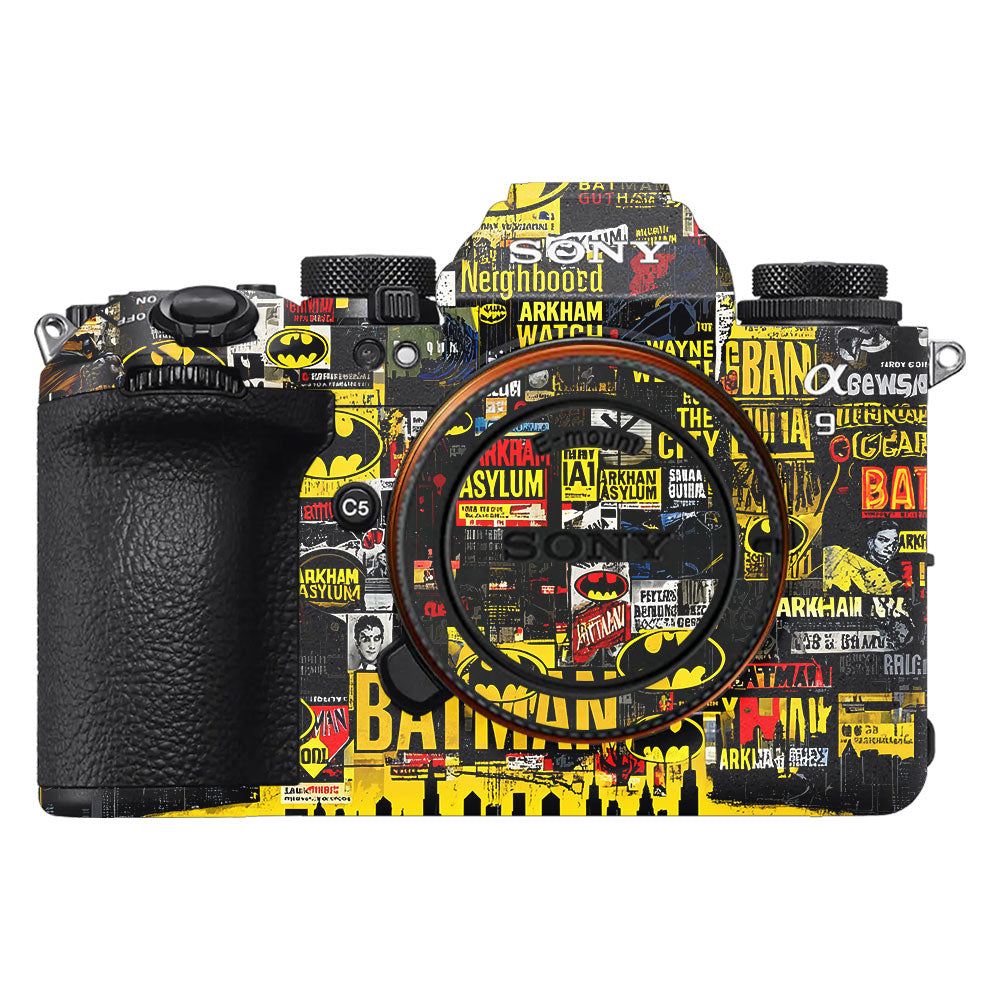 Batman Collage Sony A9III Camera Skin