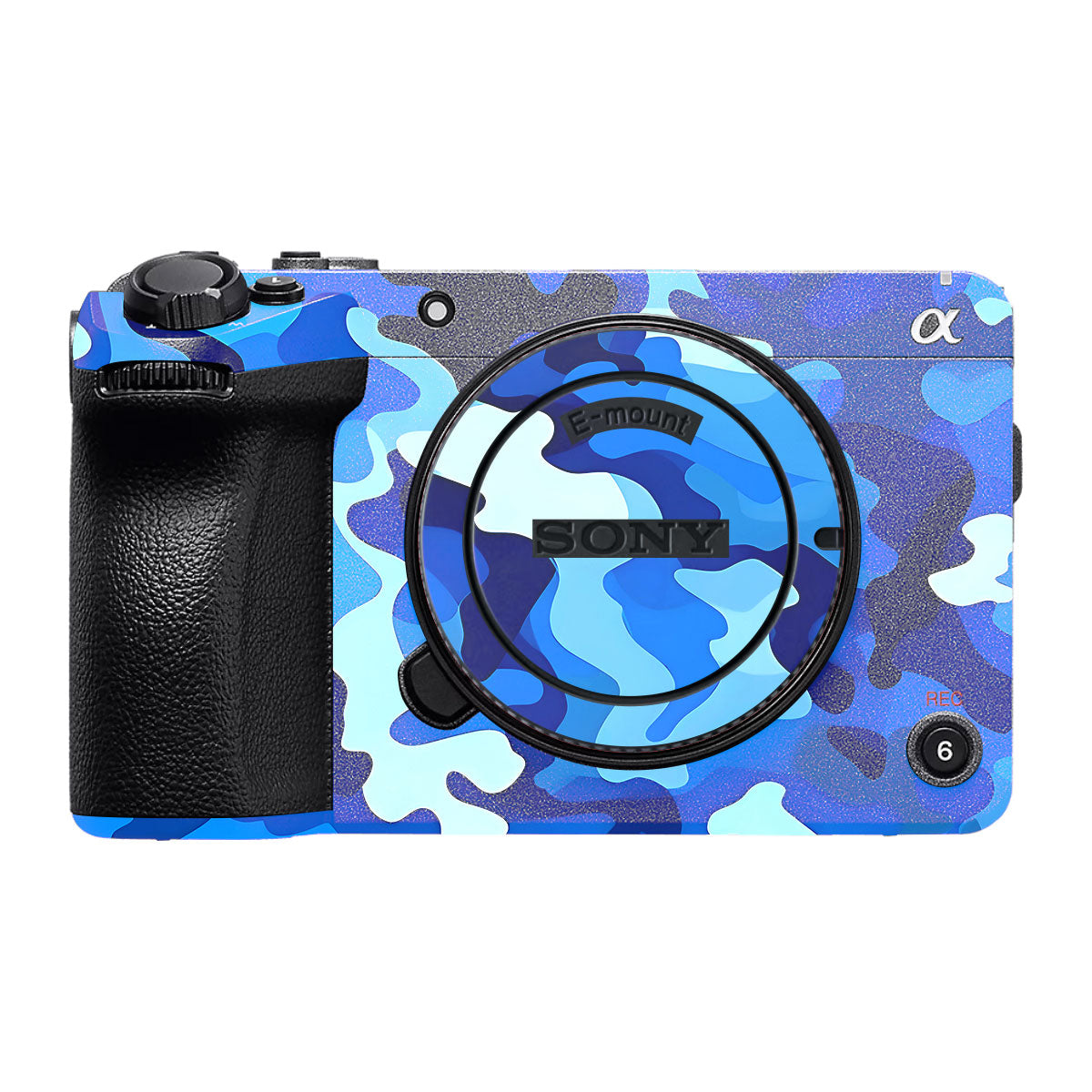Arctic Blue Camo Pattern Sony FX30 Camera Skin