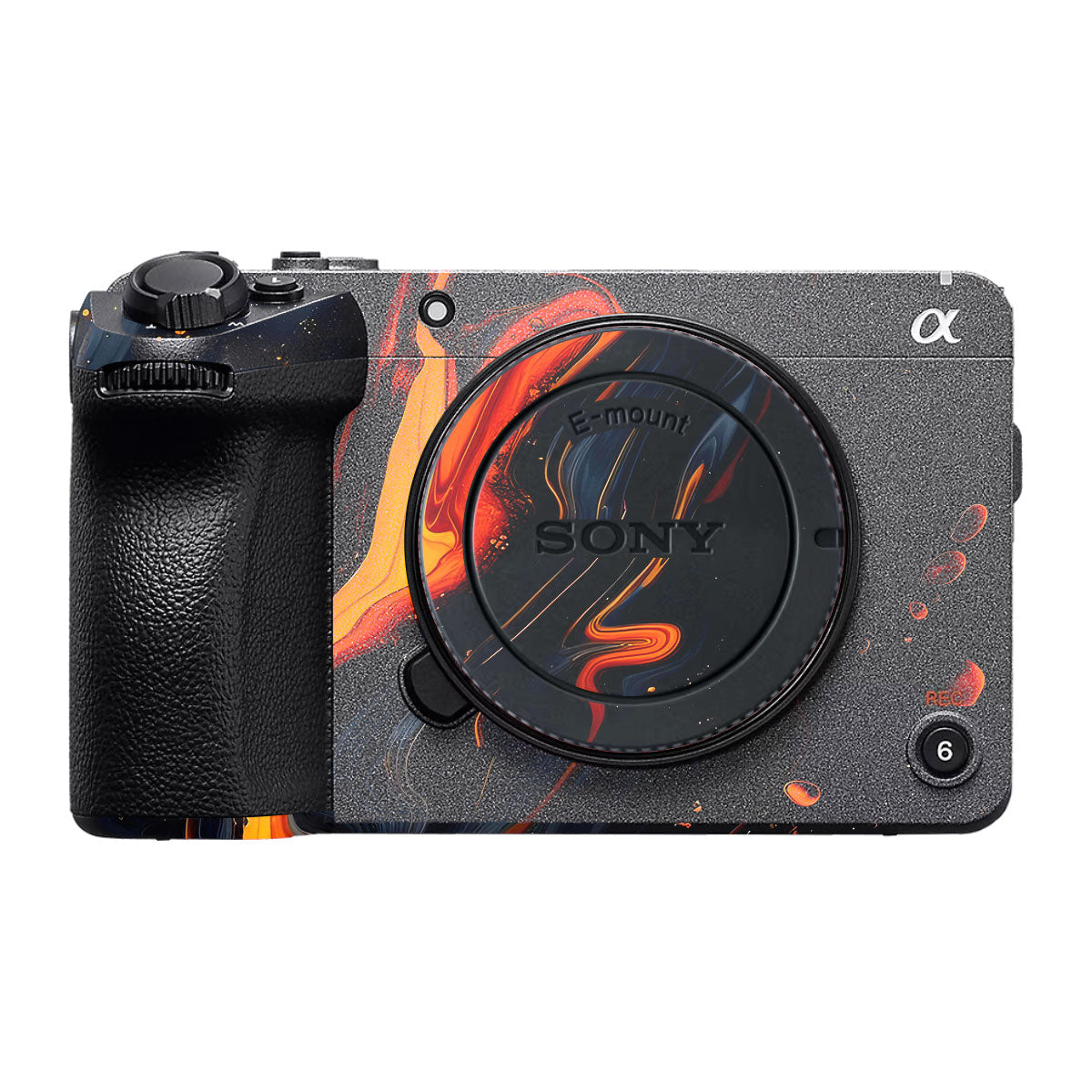 Lava Marble Sony FX30 Camera Skin