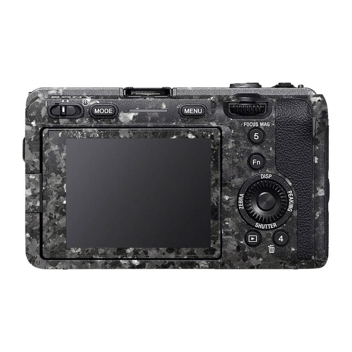Black Granite Sony FX30 Camera Skin