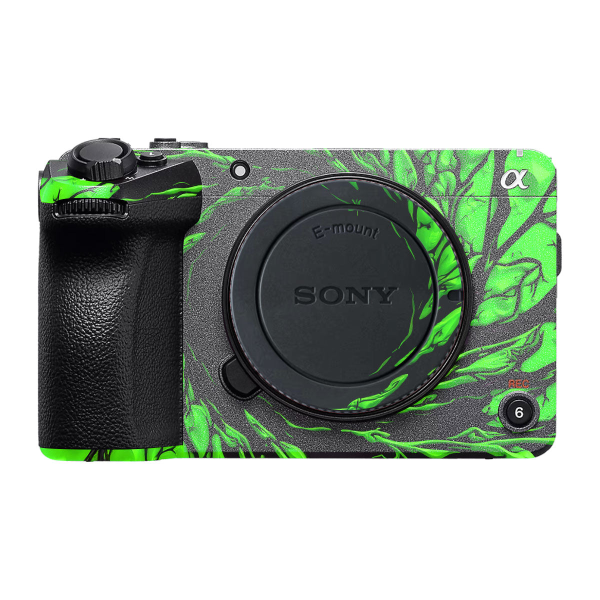 Venom Green Sony FX30 Camera Skin