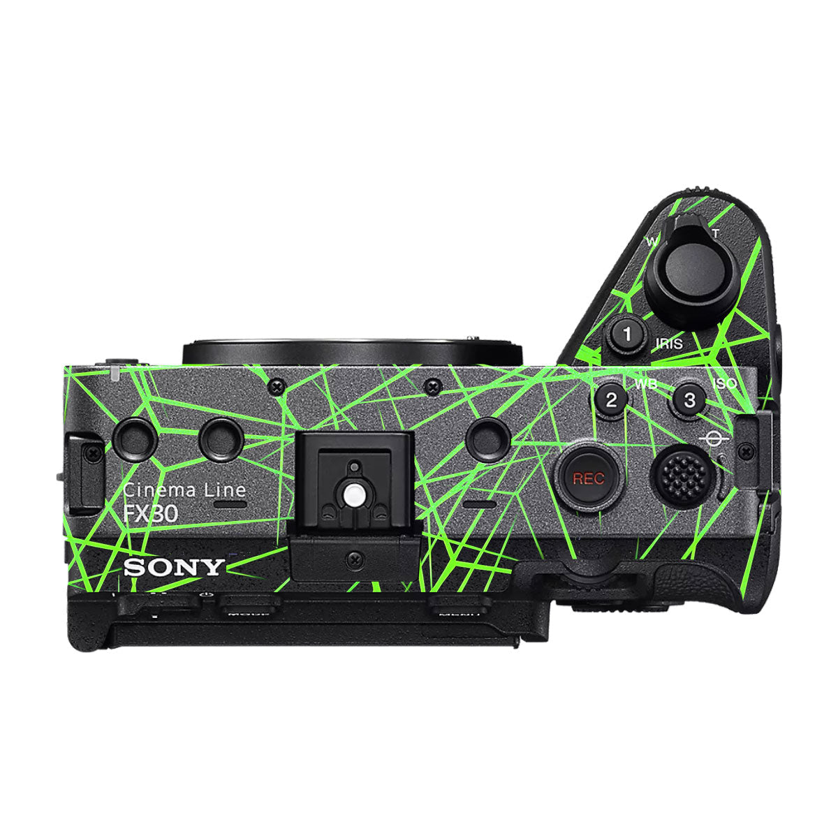 Neon Grid Sony FX30 Camera Skin