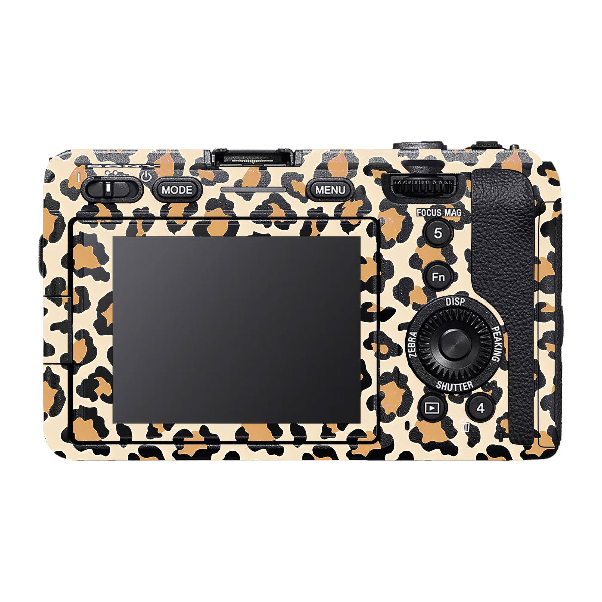 Sandy Leopard Spots Sony FX30 Camera Skin