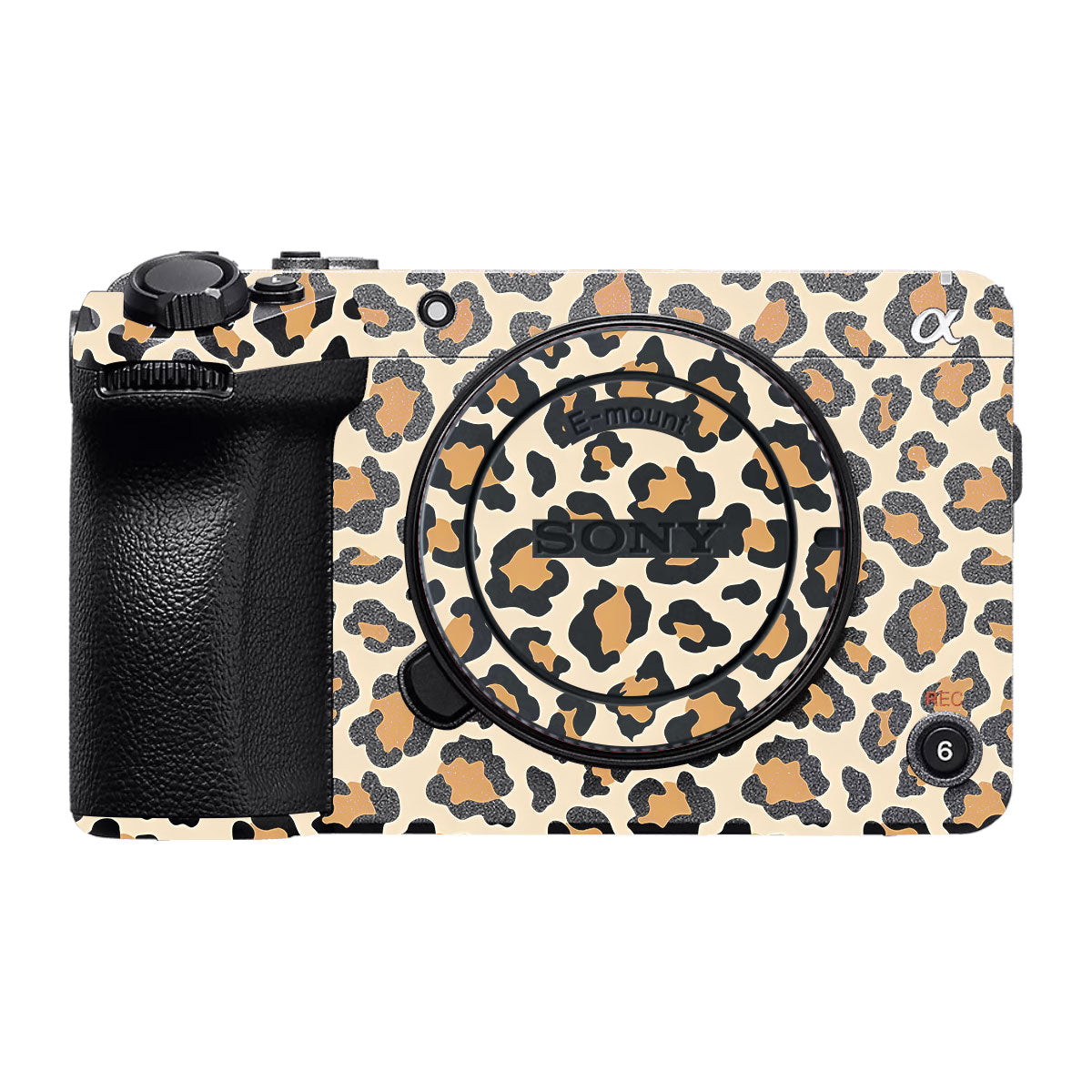 Sandy Leopard Spots Sony FX30 Camera Skin